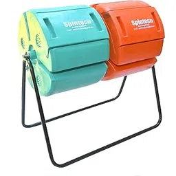 Mysa 30L+30L Dual Compost Tumbler – Twin Drum Rotating Compost Bin for Balcony/Garden, UV-Stabilized, Rodent & Monkey Proof, Organic Waste Composter, Ideal for Apartments, Easy to Use-picture-30