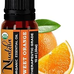 Organic Sweet Orange Essential Oil - Brazilian Pure Natural Therapeutic Grade Oil For Aromatherapy, Diffuser, Soap, Bath Bombs, Candles, Face, Skin Care -10 ML-picture-47
