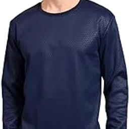 glito American Jaquard Fleece Cotton Camouflage and Gemetric Pattern Sweatshirt for Men | Relaxed Fit | Round Neck | Full Sleeve | Winter Wear for Men | Men's Winter Sweatshirts image 1