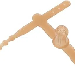 FUIK Thumb Sucking Stop, Adjustable Silicone Thumb Sucking Treatment Portable Effective for Baby for Travel (Brown)-picture-19