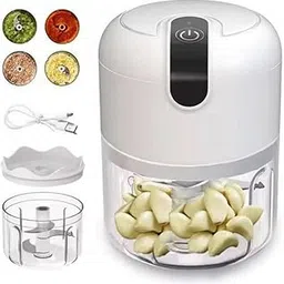 USB Mini Electric Food Chopper – Cordless Rechargeable Garlic Crusher and Vegetable Cutter for Quick Meal Prep-picture-15