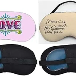 Zenkova Sleep Eye Mask For Side Sleeper Men Women, Zero Eye Pressure Sleeping Mask, Light Blocking Patented Design Night Blindfold, Soft Eye Shade Cover For Travel (pack of 2)-image-31