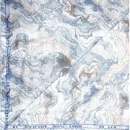 siyaram's Royale Linen 100% Linen with 60 Lea count Digital Printed Blue Colour Unstitched Shirt Fabric of 1.6 Meters / VV2502-picture-18