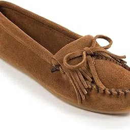 minnetonka Women's Kilty Moccasin,Dusty Brown,7.5 M US-picture-14