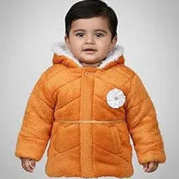 Soft Warm Hooded Winter Jacket for Small Kids Boys & Girls | Full Sleeve Zip-Up Fleece Coat | Cozy Thick Outerwear for Infants & Toddlers-picture-21