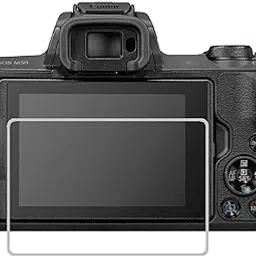 M.G.R.J® Tempered Glass Screen Protector for Canon EOS 200D II, 200D, M50 M100 M6 M6ii, 2 Mini Mirrorless Camera (Transparent)-picture-42