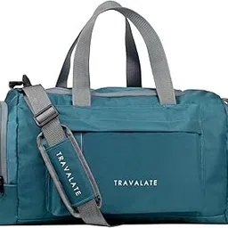 travalate Travel Duffle Luggage Bag Organizer | Multi Pocket Ultra-Light| Polyester 45 Lt| Men And Women | 21 X 09 X 11 Inch | Sea Green, 22.86 cm-picture-43