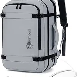 hornbull Paris Travel Backpack for Men 40L & Upto 17.3-inch Laptop Backpack Water-resistant Expandable with USB & Type-C Port Multi-Layer Large Capacity Backpack for Weekend Office & Travel image 1