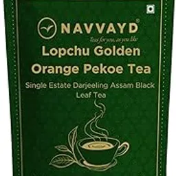 Navvayd Lopchu Golden Orange Pekoe Darjeeling Tea (100 Gm, 50 Cups) I With Real Musk Flavor & Smoky Taste | Loose Leaf Tea-picture-14