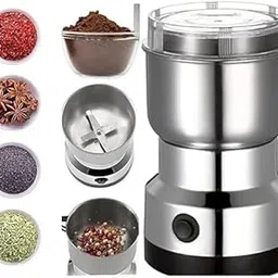 Kitchen Sunray Nima Stainless Steel Multifunctional Electric Grinder & Coffee Maker - Mini Spice, Coffee, and Masala Grinder for Beans, Nuts, and Grains - Household Coffee Mixer Grinder-picture-27