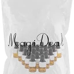 UJEAVETTE® 20pcs Mini Refillable Glass ABSDropper Bottle for Essential Oils 1ML-picture-23