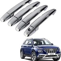 AUTOADDICT Auto Addict Car Chrome Handles Door Latch Cover for Venue-picture-22