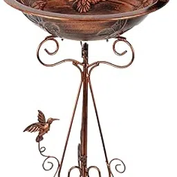 TRENDYNEST® Decorative Bird Bath Vintage Patio Bird Water Feeder for Lawn Garden Balcony | Home & Garden | Yard, Garden & Outdoor Living | Bird & Wildlife Accessories | Birdbaths-picture-27