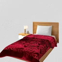 CHANGERS Embossed Blankets,Quilt,duvets,dohar,Quilt,duvets,dohar Solid Colour Ultra Soft Floral Double Bed Heavy Mink Winter Blanket-picture-28