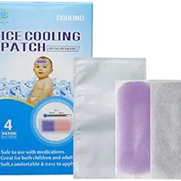 AHC Baby & Kids Cooling Gel Patch For Fever Colour changing Patch (1 Box = 4 Patch)-picture-41