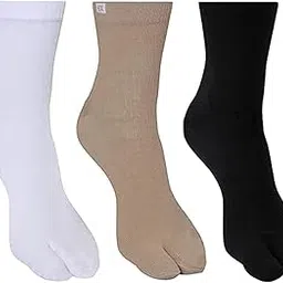 Regular Thumb Socks for Women, Made with Breathable, Anti Odour & Moisture Absorbent Combed Cotton with a Extra Durable Welt, Ideal For All Day Wear (Pack Of 3)-image-84