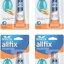 Fevicol Allfix Clear and Non-Staining All Purpose Adhesive [20 ML] pack of 4-picture-52