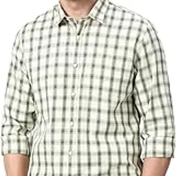 peter england Men's Checkered Slim Fit Shirt-picture-19