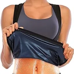 Sweat Vest for Women Waist Trainer Vest for Women Sauna Suit Sweat Shirt Tank Top Body Shaper-picture-59