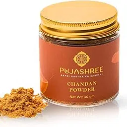 Pujashree 100% Pure & Original Chandan Powder - 30g | Sandalwood Powder for Pooja, Tilak, Tikka, and Daily Rituals Pooja Samagri for Mandir, Temple, Home, Hawan, Face Pack-picture-24