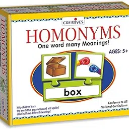 Creative's Homonyms | One Word Many Meanings | Vocabulary Building/Match - ups | Children Learn The Words | Improve pronounciation | Ages 5 & Above-picture-30