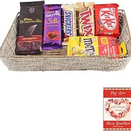 SFU E Com Bournville Cranberry With Creamy Chocolates | Valentine Chocolate With Love Greeting Card | Valentine Chocolate Hamper | 431-image-42