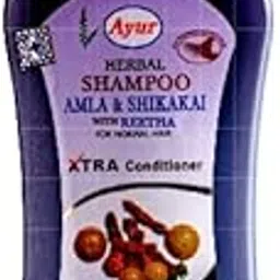 Ayur Herbal Amla Shikakai with Reetha Shampoo | Paraben-Free | Gentle Cleanser for All Hair Types (200ml)-picture-58