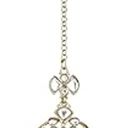 Gold Plated Traditional Kundan & Pearl Maang Tikka For Women (T3157)-image-52