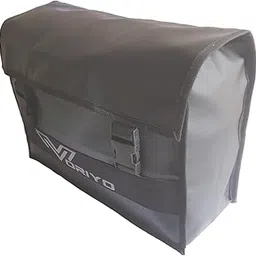 VORIYO Bike Saddle Bag Universal Motorcycle Side Bag with Two Plastic Locks and Artificial Leather Material (Black)-picture-20