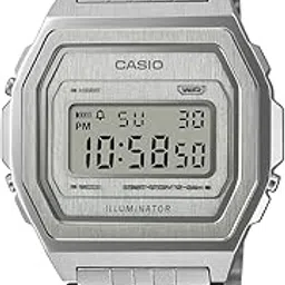 casio Vintage A1000A-7DF Digital Silver Dial Unisex (D400)-picture-13