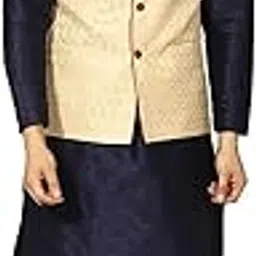 unm Men Silk Blend Classic Kurta Set-picture-25