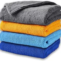 MAX Microfiber Cloth for Car (550 GSM, 4 Pc, 40 x 40 cm) Softest & SAFEST Ever Edgeless Coral Fleece Microfiber Cloth Towel for Car Cleaning, Drying, Buffing & Polishing-picture-33