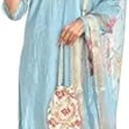 Women's Rayon Embroidered Kurta & Pant with Printed Dupatta Set-picture-51