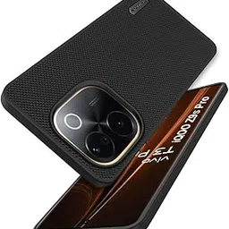 TOUCCH Liquid Silicone Case Cover for Vivo T3 Pro 5G / IQOO Z9s Pro 5G| Shock Proof Design & 360 Protection| Premium Soft Black Cover for Vivo T3 Pro 5G / IQOO Z9s Pro 5G | Sand Blast - Black-picture-33