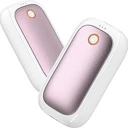 FULOG 2 Pack Hand Warmers Rechargeable, Magnetic Electric Hand Warmers, 12H Max Heating Time Pocket Hand Warmers Gifts for Women Men (Pink)-picture-27
