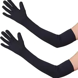 COZYWAY Women's Cotton Full Hand Protective Summer Gloves, Protection from Sun burns/Dust/Pollution/biking-picture-21