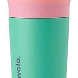 Owala Kids Insulation Stainless Steel Tumbler with Spill Resistant Flexible Straw, Easy to Clean, Kids Water Bottle, Great for Travel, Dishwasher Safe, 12 Oz, Pink and Teal (Real Cool Fish)-image-26