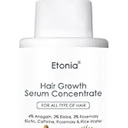 Hair Growth Serum Concentrate For Men & Women | With 4% Anagain, 2% Bioba, 3% Rosemary, Biotin, Caffeine, Rosemary & Rice Water | For Reduce Hairfall, Boost Hair Growth & Repair Damaged Hair (30 ML)-image-10