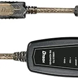 DTech USB to RS485 / RS422 Adapter Cable Serial Port with CP2102 Chip Terminal Board LED Lights Ferrite Core for Windows 10 8 7 XP Mac (5ft, Black)-picture-46