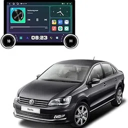 Automobile Villa 10.1 inch Diamond 2K Series Car Android 13 TS 18 Processor Stereo for Volkswagen Vento Touch Screen 4 64 4G WiFi GPS Navigation Bluetooth DSP Band with Dual Rotary Knob-picture-10