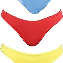 la intimo Spiffy Semiseamless Antimicrobial Thong Panty for Women (Pack of 3)-picture-11