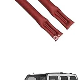 LOVMOTO Universal Car Gap Filler Organiser Car Seat Gap Filler, Car Seat Gap Organiser, PU Leather Car Accessories, Car Seat Console Side Pockets for Storage Comfortable With Hum-mer H-3-image-97