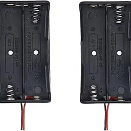 Electronic spices 2 x 3.7V 18650 Battery Holder, Battery Holder Case Wire Leads (Pack of 2)-picture-67