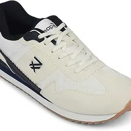 liberty Leap7x Cristo-1 Casual Lacing Sneakers for Men - Black & White | Suitable for Travel, College, Office | Comfortable Lace-Up Casual Shoes | Lightweight Stylish Fashion Footwear for Gents-picture-27