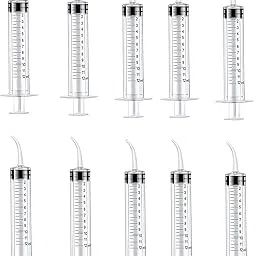 Agarwals Hand Feeding Syringe - Ideal for Feeding Baby Pets | Tranpsarent | Curve Tip 12 ml | for Birds | Hamsters | Puppys | Kittens | Rabbits(10 PCS)-picture-12
