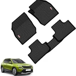 GFX Car Floor Mats | for Skoda Kylaq 2025 Onwards | All-Weather Protection | Anti-Skid Design | Custom Fit | Easy to Clean | Durable & Stylish | Keeps Car Interior Clean & Dust-Free-image-5