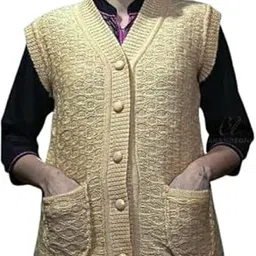 Women's Woolen Sleeveless Cardigans Sweaters |SL-3-picture-19