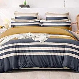 400 TcGlace Cotton Super King Size Duvet Cover II Razai Cover II Quilt Cover for Double Bed Size with Zipper (Dohars) 108x108 inch-Multi-Color-picture-15