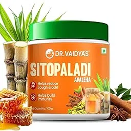 Dr. Vaidya’s Sitopaladi – 100% Ayurvedic Remedy for Cough, Cold & Immunity Support during Winter, 100g | Sitopaladi for Respiratory Health & Phlegm Relief (Pack of 1)-image-1