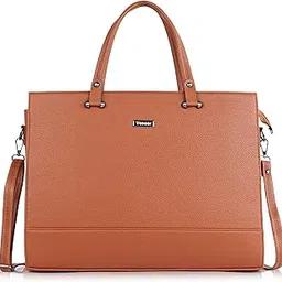 veneer Synthetic Leather Stylish Laptop Tote Bag for Women – Fits 15.6" Laptop, Work & Office Ready-picture-18